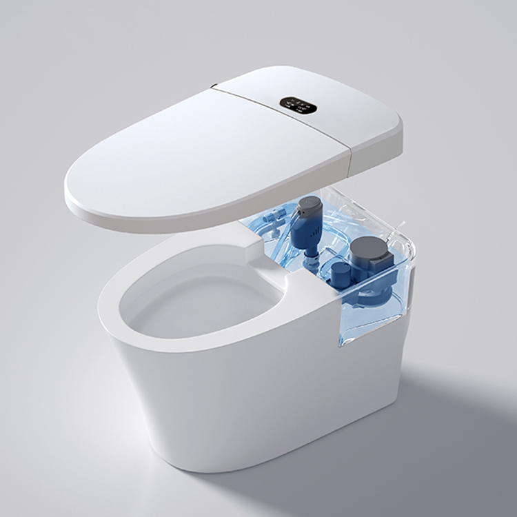 Home Bathroom Ware - Modern Smart Toilet Digital Display Water