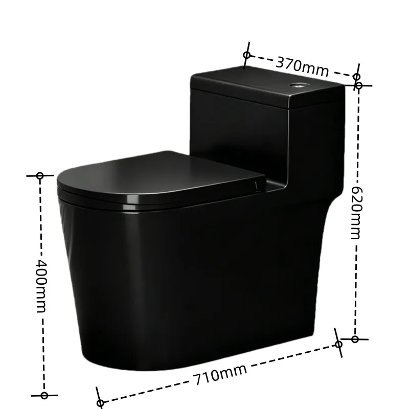 Home Bathroom Ware - for Chaozhou Black Siphon Flush Toilet