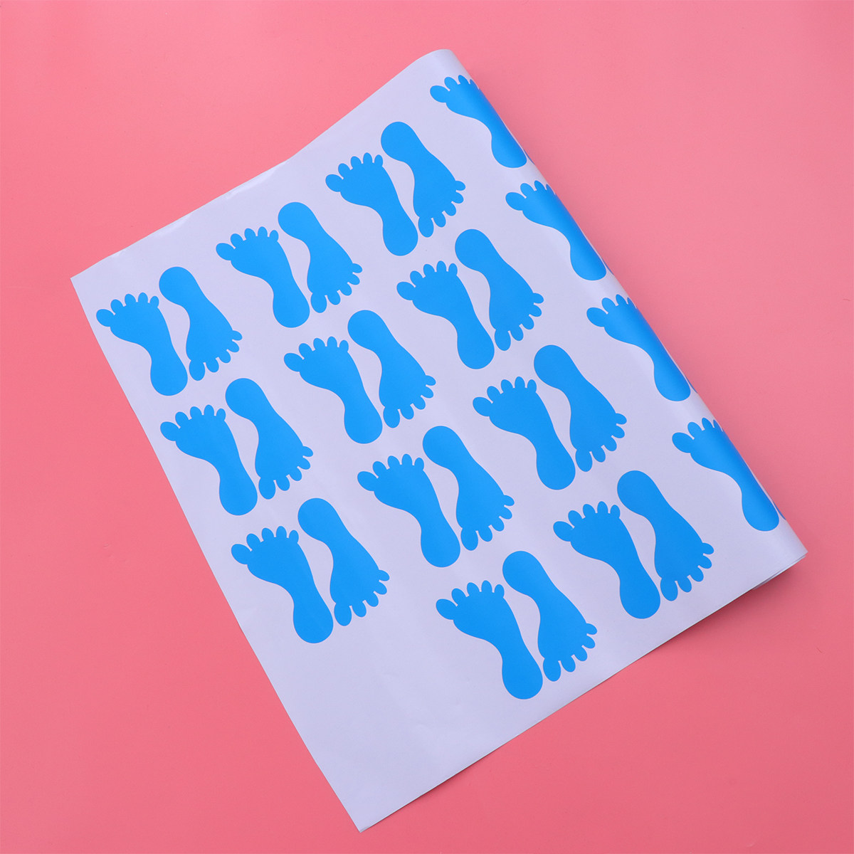 Home Bathroom Accessories - 20 Pairs Footprint Floor Stickers PVC