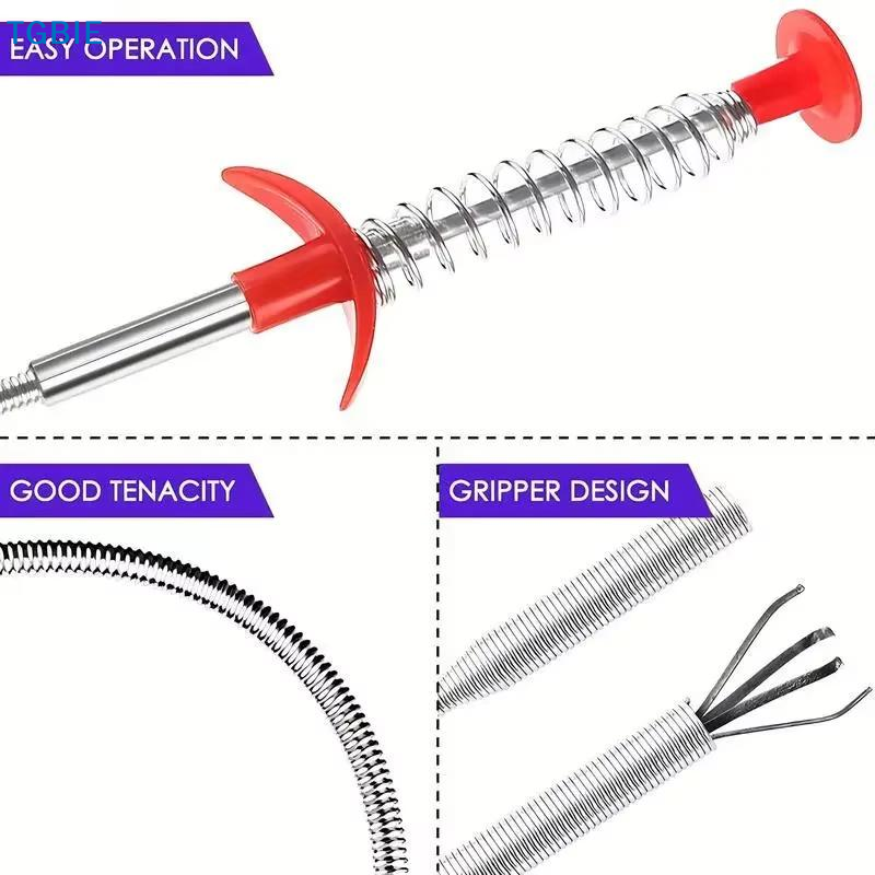 Plunger Toilet - Manual Pinch Cleaner Four Jaw Claw