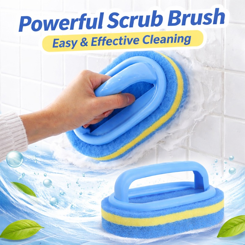 Home Kitchen Bathroom Cleaning - Household Cleaning Brush with Handle Dish