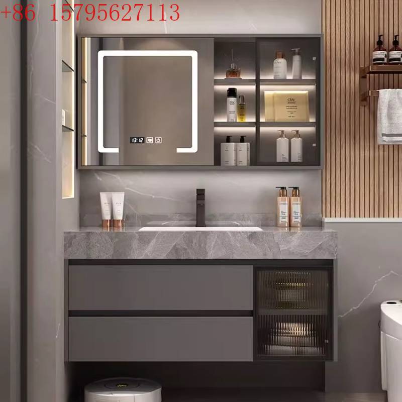 Home Bathroom Vanity Combo - Decorating Bathroom Storage Cabinet Glass Simple