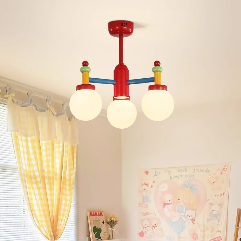 Home Of The Year Bathroom - Modern Style Iron Glass Chandelier Pendant