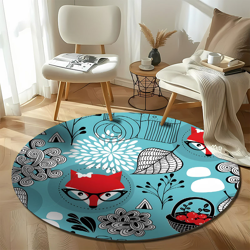 Home Toilet Bathroom Design - Free shipping! Playful Fox and Floral