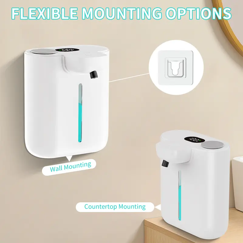Soap Dispenser Pump - 500ML Large Capacity 9-Levels Adjustable Foam/Liquid