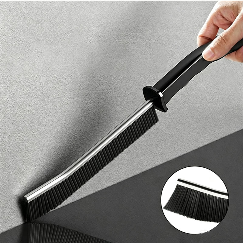 Home Kitchen Bathroom Cleaning - Hard Bristle Crevice Cleaning Brush for