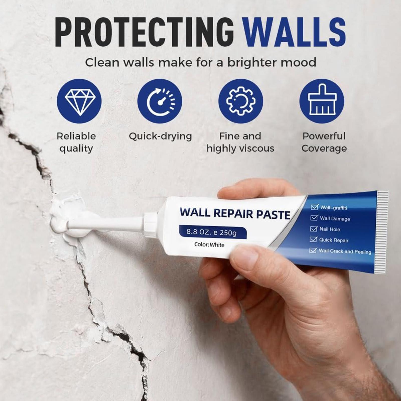 Home Bathroom Tiles - DIY Wall Crack Repair Paste Drywall