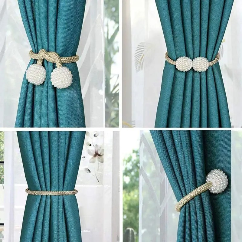 1/2PCS Pearl Magnetic Curtain  - đánh giá và giá Home Bathroom Accessories