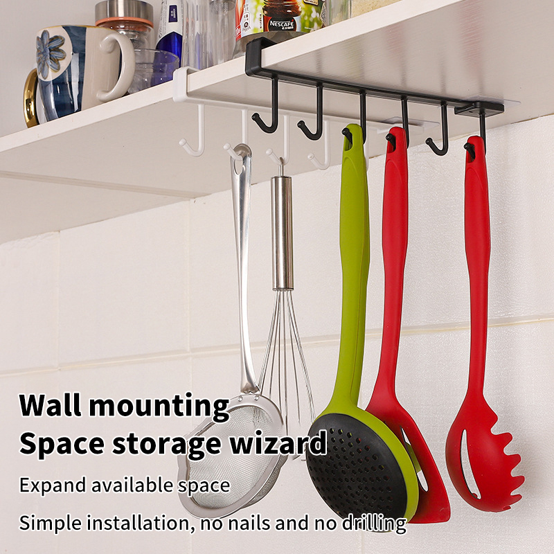 6 Hooks Storage Shelf Plastic  - đánh giá và giá Jet Home Bathroom Accessories