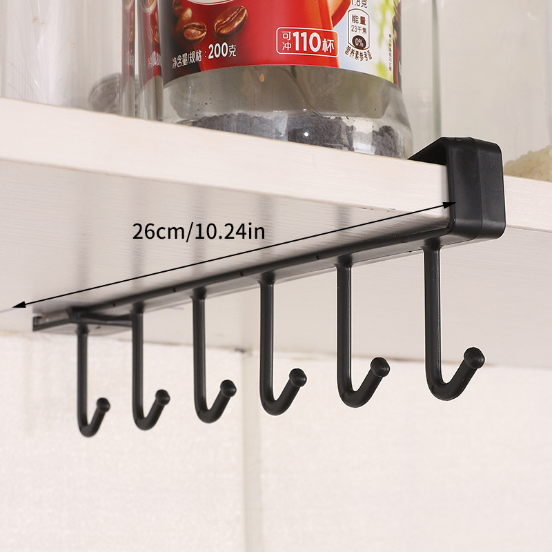6 Hooks Storage Shelf Plastic  - đánh giá và giá Jet Home Bathroom Accessories