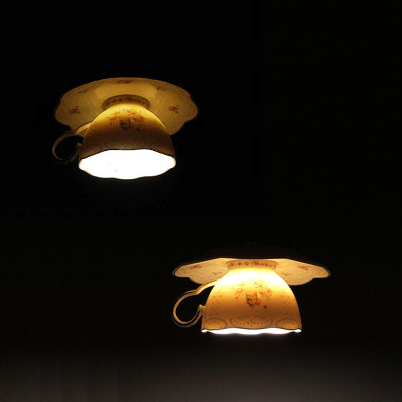 Flower Coffee Cup Pendant Ligh - đánh giá và giá Home Of The Year Bathroom
