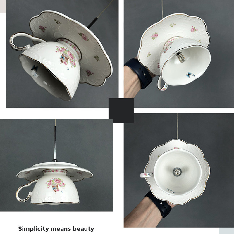 Flower Coffee Cup Pendant Ligh - đánh giá và giá Home Of The Year Bathroom