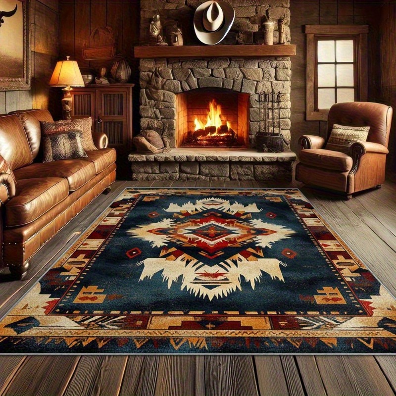Southwestern Carpet, Aztec Tri - đánh giá và giá Home Toilet Bathroom Design