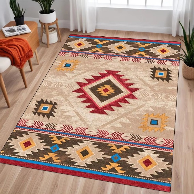 Southwestern Carpet, Aztec Tri - đánh giá và giá Home Toilet Bathroom Design