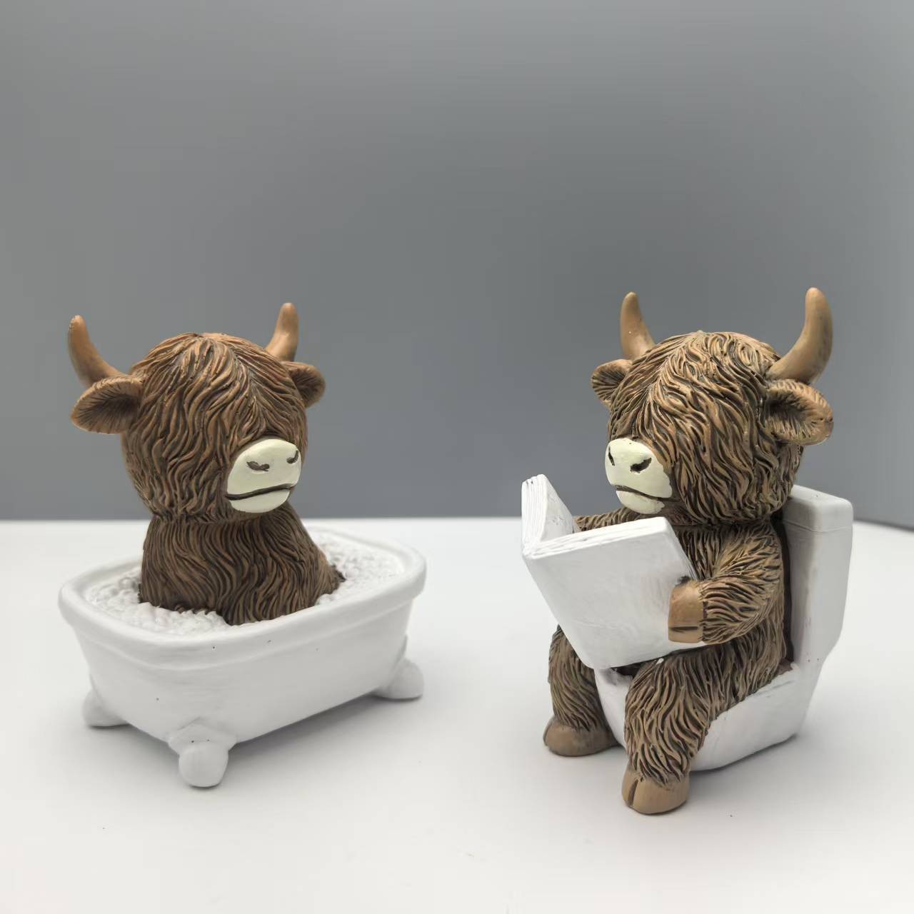 Cute Scottish Highland Cow Res - đánh giá và giá Home Of The Year Bathroom