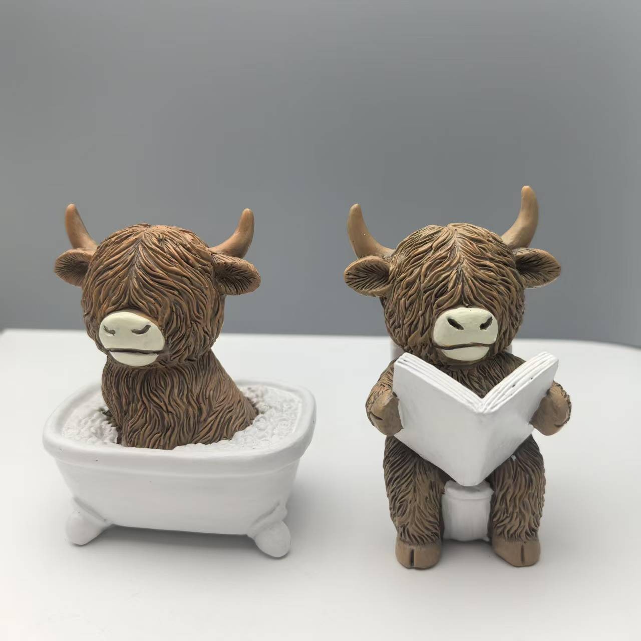 Cute Scottish Highland Cow Res - đánh giá và giá Home Of The Year Bathroom