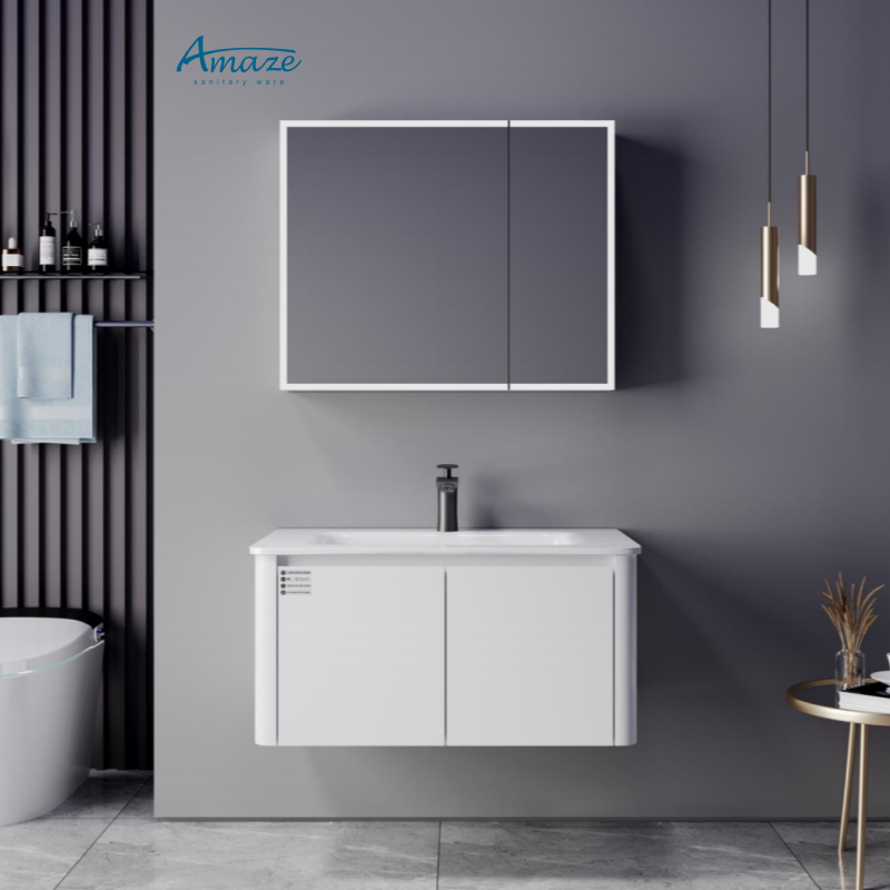 Bathroom CabinetAMAZE Modern C - đánh giá và giá Home Bathroom Vanity Combo
