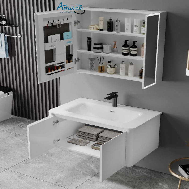 Bathroom CabinetAMAZE Modern C - đánh giá và giá Home Bathroom Vanity Combo