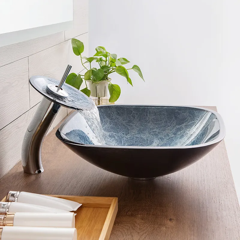 Modern Tempered Glass Wash Bas - đánh giá và giá Home Bathroom Ware