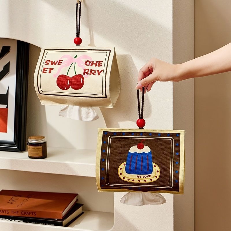 Cute Tissue Hanging Bag Househ - đánh giá và giá Home Bathroom Paper Towels