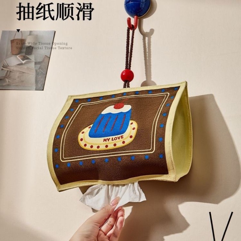 Cute Tissue Hanging Bag Househ - đánh giá và giá Home Bathroom Paper Towels