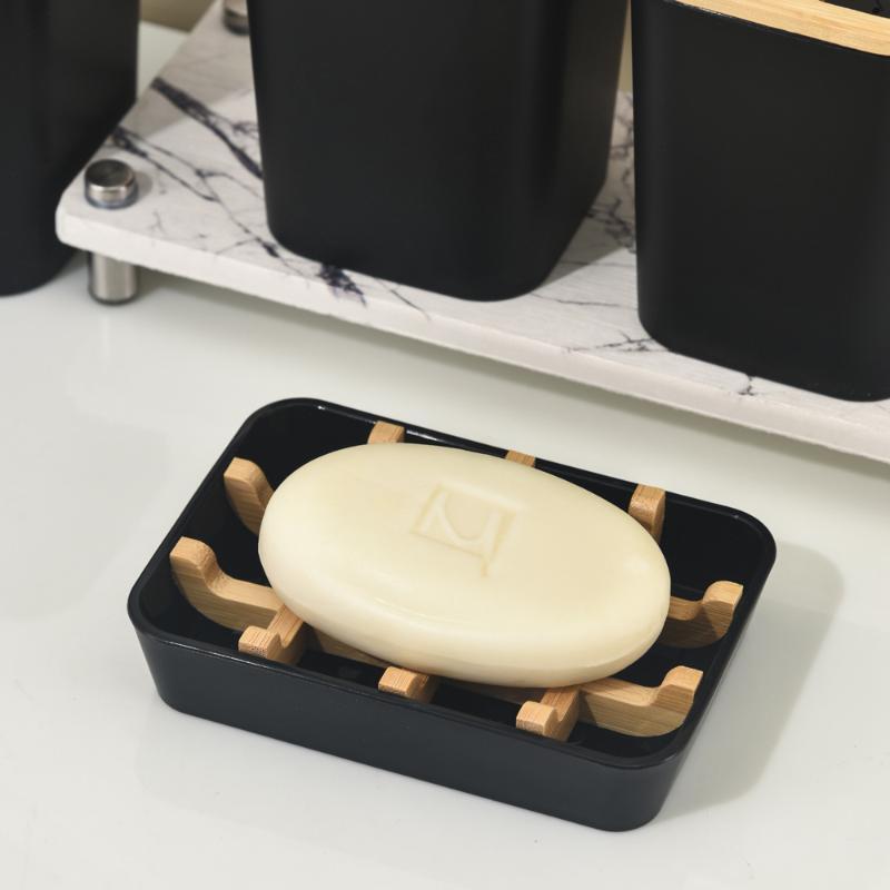 Soap Holder Bathroom Bamboo Dr - đánh giá và giá Jet Home Bathroom Accessories
