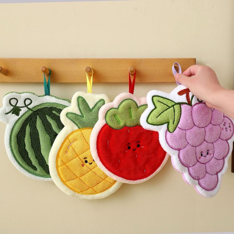 Fruit Hand Towel Kitchen Absor - đánh giá và giá Home Kitchen Bathroom Cleaning