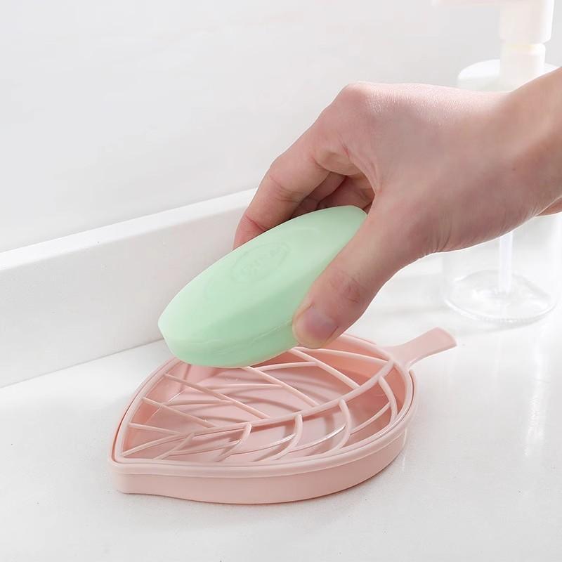 Leaf-Shaped Soap Dish 2 Layers - đánh giá và giá Jet Home Bathroom Accessories