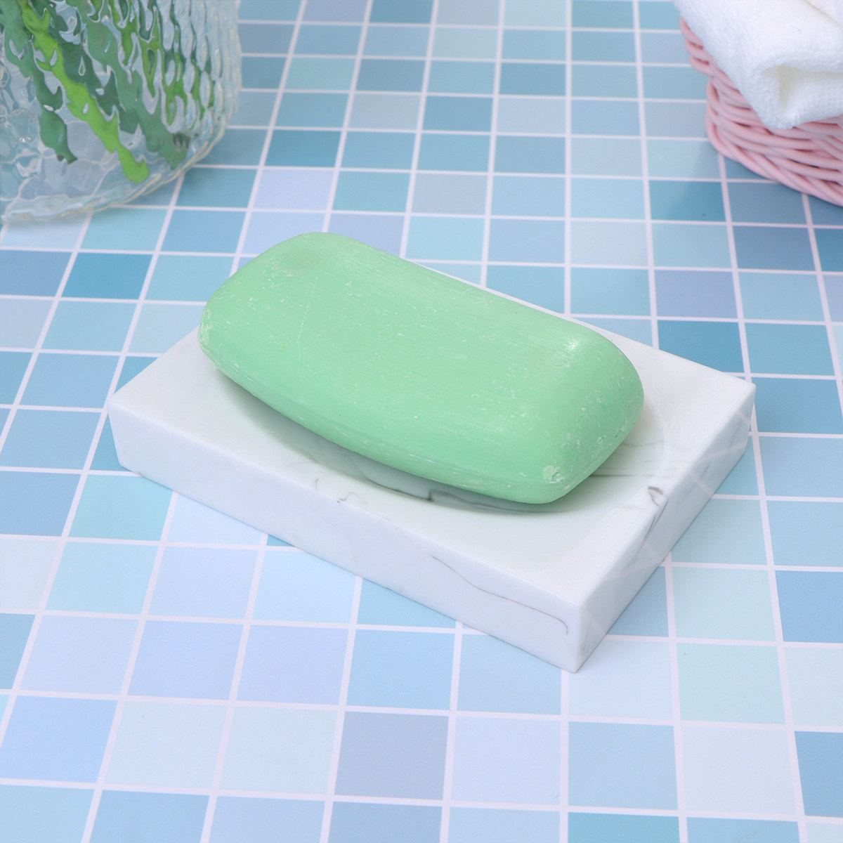1Pcs Soap Holder Simple Ink Pa - đánh giá và giá Home Kitchen Bathroom Cleaning