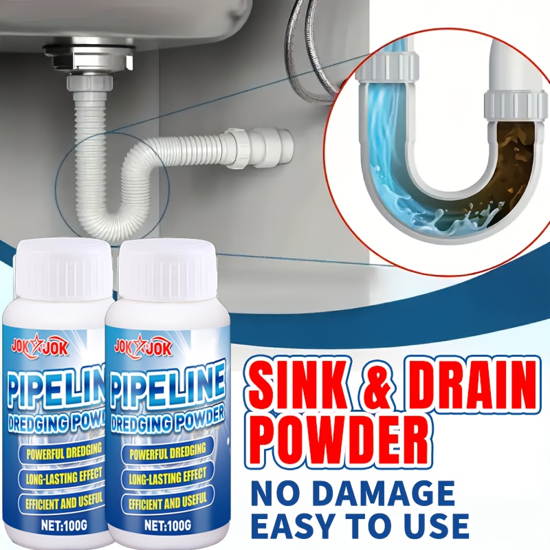 Powerful Drain Cleaner Powder, - đánh giá và giá Home Kitchen Bathroom Cleaning