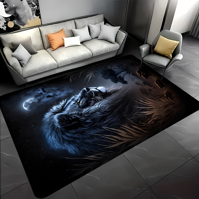 Starry Night Lion Floor Mat -  - đánh giá và giá Home Toilet Bathroom Design
