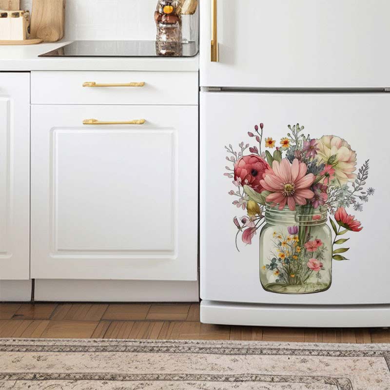 Rural Style Flower Watercolor  - đánh giá và giá Home Bathroom Tiles