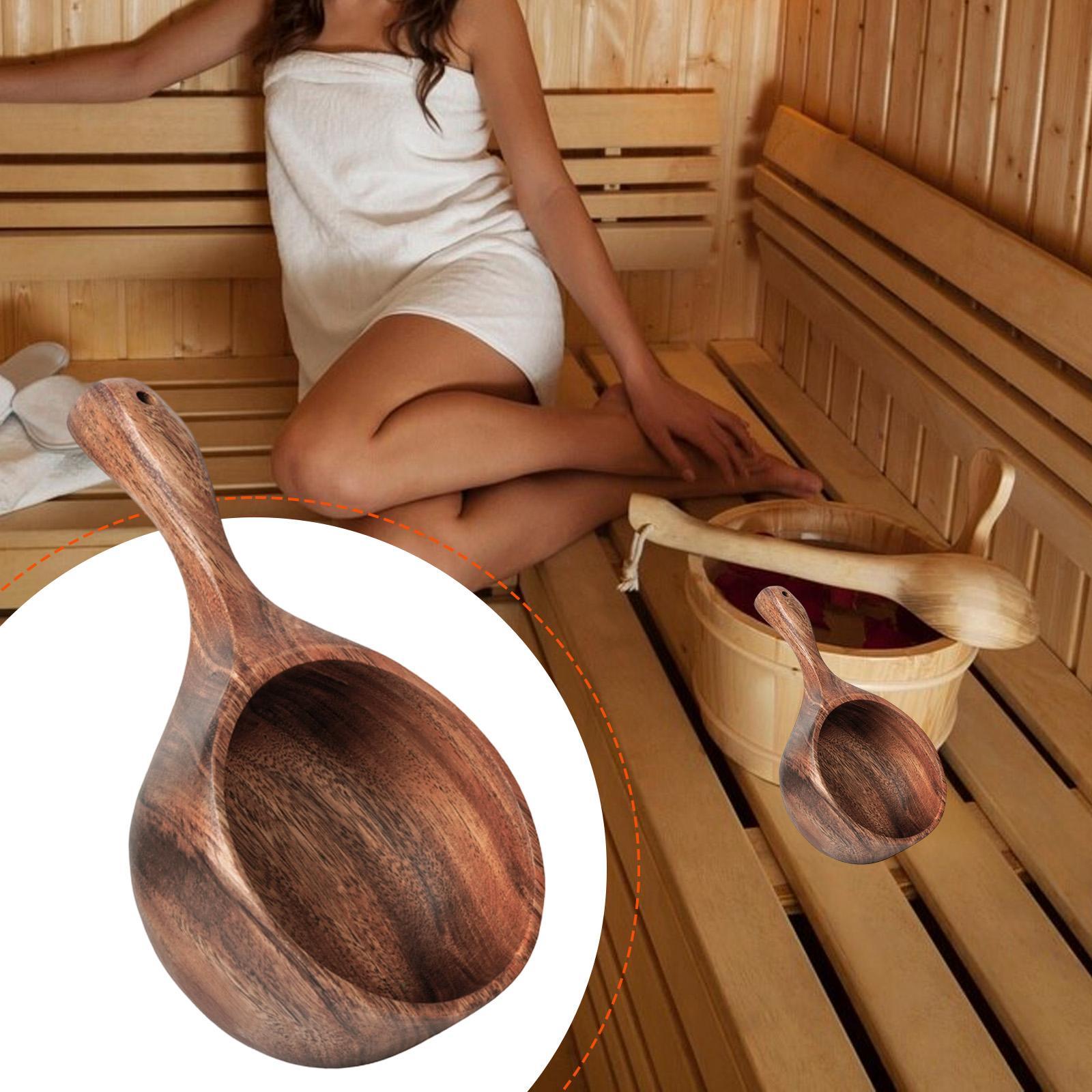 Wooden Sauna Ladle,Household U - đánh giá và giá Home Bathroom Sauna