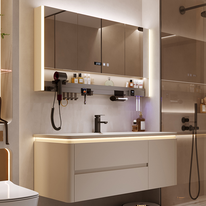 Modern Simple Bathroom Cabinet - đánh giá và giá Home Bathroom Vanity Combo