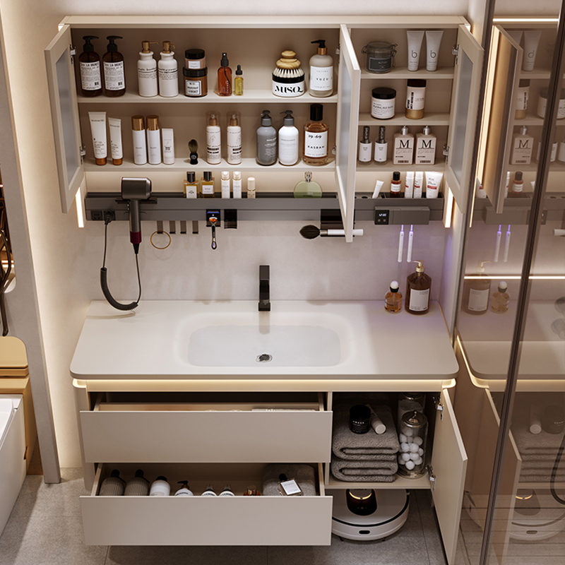 Modern Simple Bathroom Cabinet - đánh giá và giá Home Bathroom Vanity Combo