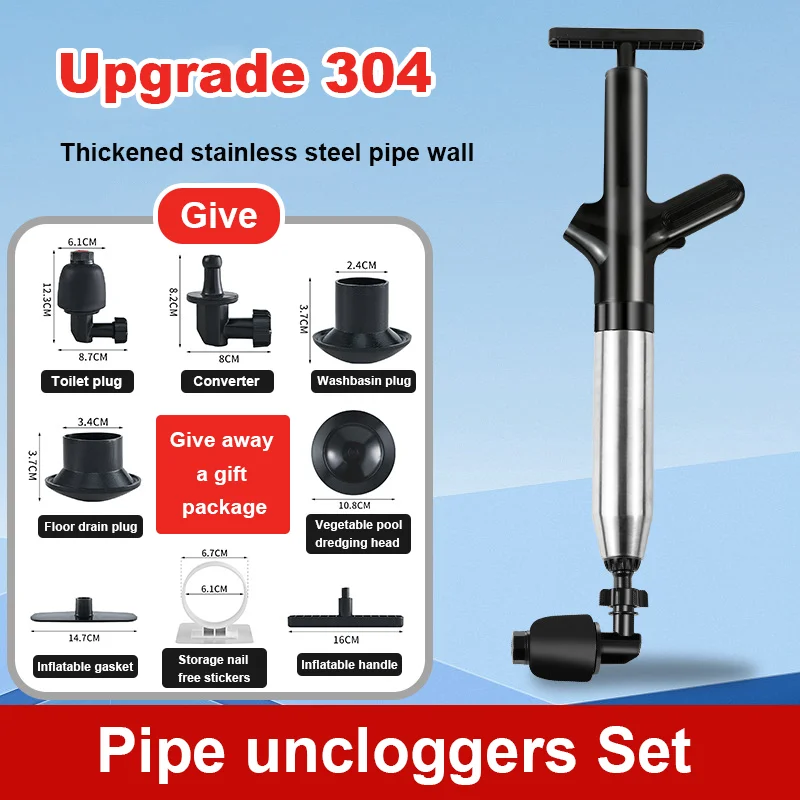 High Pressure Air Drain Blaste - đánh giá và giá Plunger Toilet