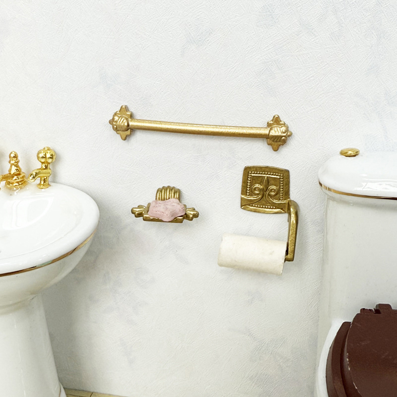 1/12 Dollhouse Simulation Pape - đánh giá và giá Jet Home Bathroom Accessories