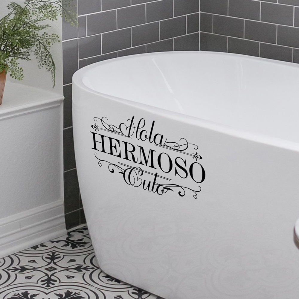 Spanish Funny Hola Heromoso To - đánh giá và giá Home Bathroom Tiles