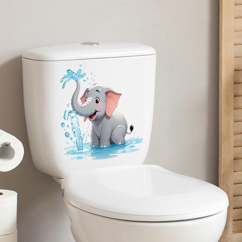 Ocean Themed Toilet Sticker Wa - đánh giá và giá Home Toilet Bathroom Design
