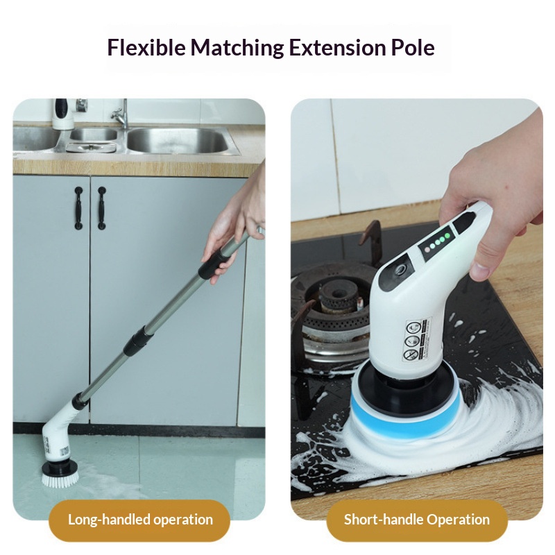 HOMEFISH Cordless Spin Scrubbe - đánh giá và giá Plunger Toilet