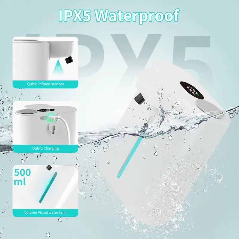 500ML Large Capacity 9-Levels  - đánh giá và giá Soap Dispenser Pump
