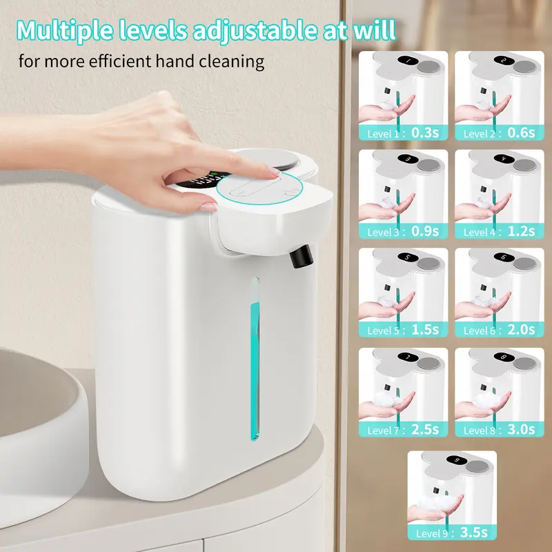 500ML Large Capacity 9-Levels  - đánh giá và giá Soap Dispenser Pump