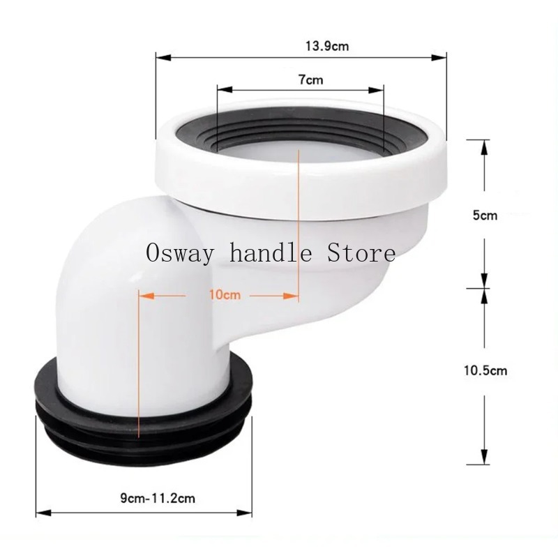 2/5/10cm Offset Toilet WC Misa - đánh giá và giá Plunger Toilet