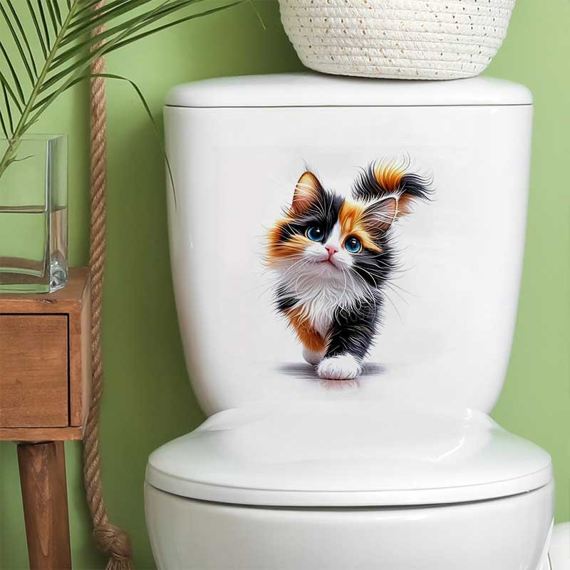 Cute Fox/Spotted Cat Toilet Co - đánh giá và giá Home Bathroom Tiles