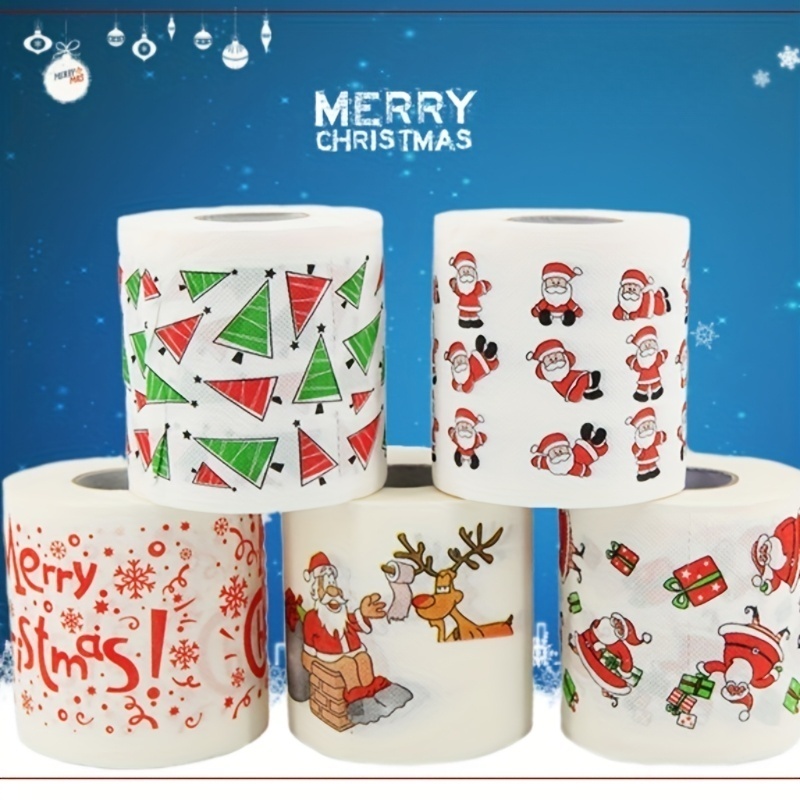 1/3pcs Christmas Toilet Paper  - đánh giá và giá Home Bathroom Paper Towels