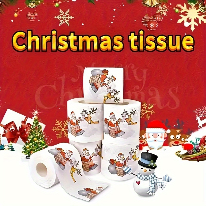 1/3pcs Christmas Toilet Paper  - đánh giá và giá Home Bathroom Paper Towels