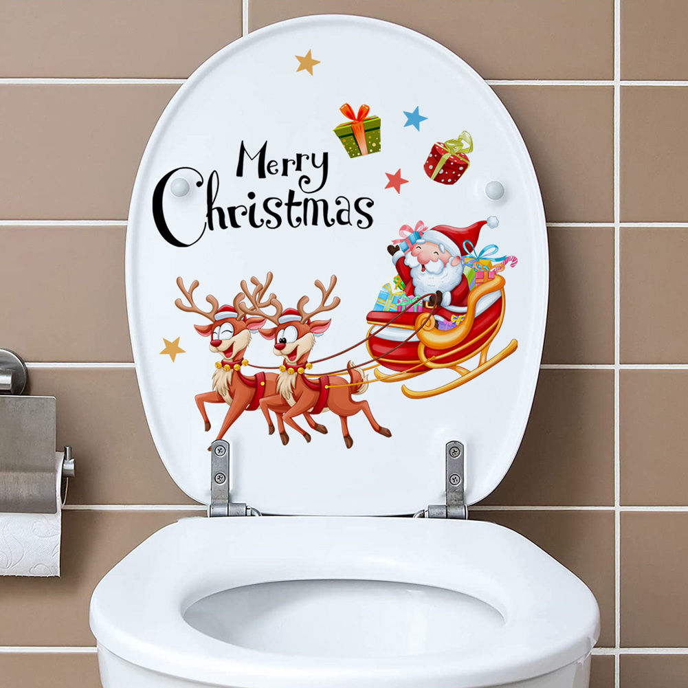 Santa Claus Deer Carriage Wall - đánh giá và giá Home Of The Year Bathroom