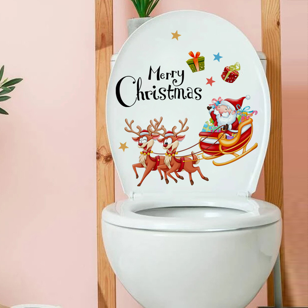 Santa Claus Deer Carriage Wall - đánh giá và giá Home Of The Year Bathroom