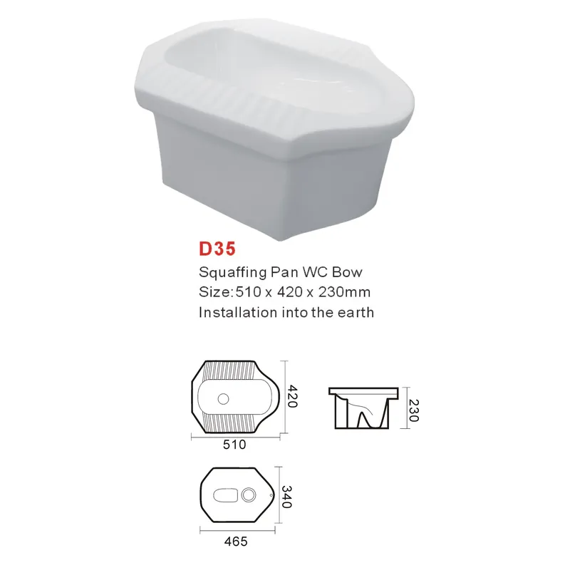 Ceramic Squat Toilet with Seat - đánh giá và giá Home Bathroom Ware