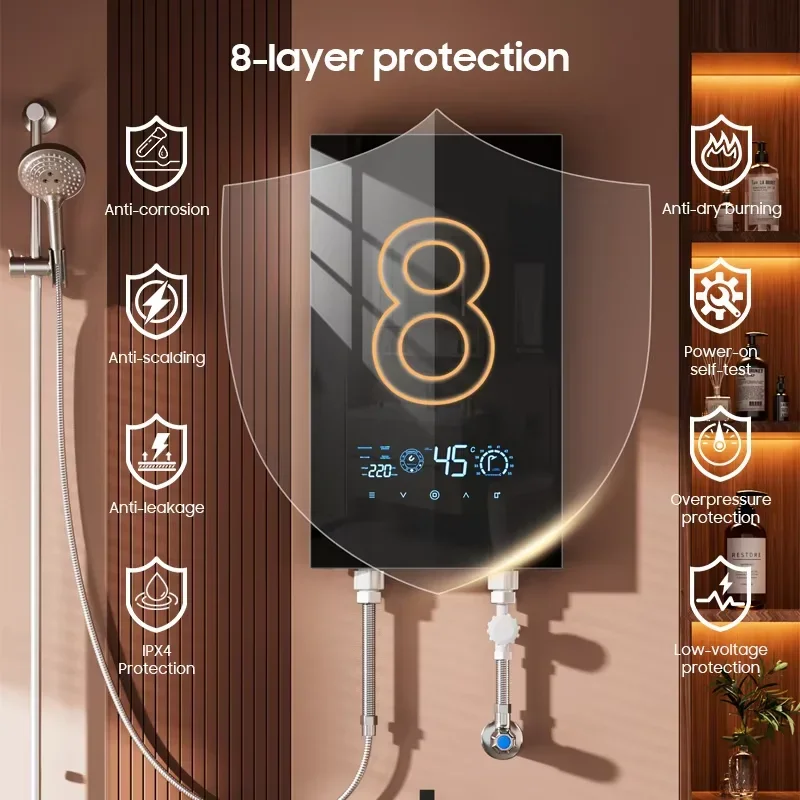High Quality Home 8kW 12kW Sma - đánh giá và giá Home Bathroom Geyser